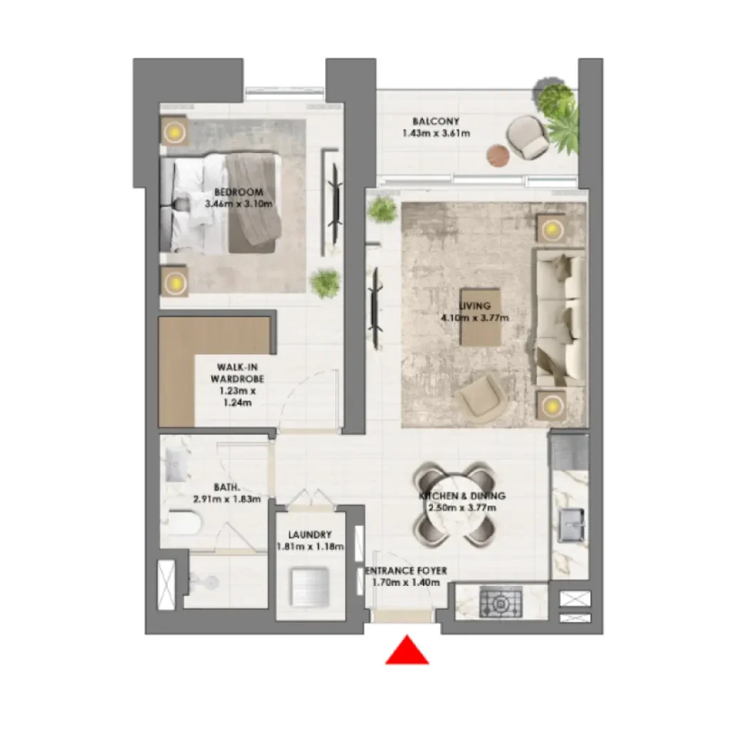 1 спальня в Parkside Views, площадью 91.23 от застройщика Emaar, цена 59317281 RUB 1 спальня в Parkside Views, площадью 91.23 от застройщика Emaar, цена 59317281 RUB